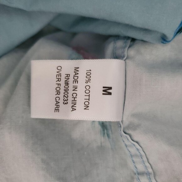 PACSUN Los Angeles Men's Parrot Bay Short Sleeve Button-Up Shirt Size Medium - Picture 7 of 9